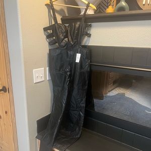 cut out faux jumpsuit